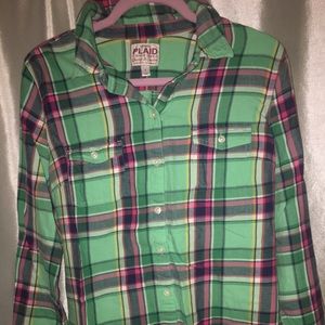 Plaid shirt old navy